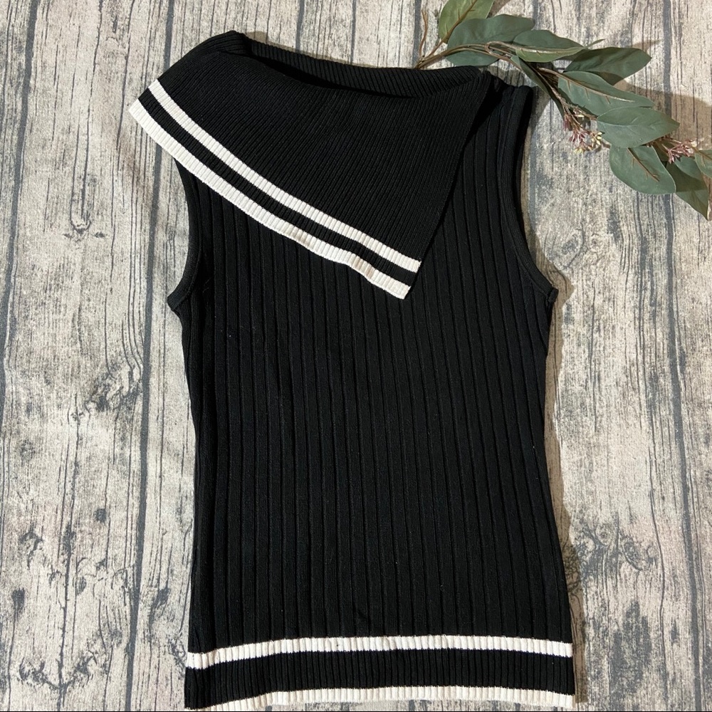 Vintage A. Byer Asymmetrical Collar Medium Top